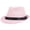 Light Pink, variant on Simplicity Panama Style Fedora Straw Sun Hat with Leather Belt,Khaki SM