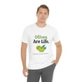 thumbnail image 2 of Olives Are Life T-shirt Unisex, Funny Olive Lover Short Sleeve Nostalgic Tee, White, XL, 2 of 9