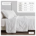 thumbnail image 4 of Solid Quilt Set - Lightweight, Soft, All-Season - 2-Piece Reversible Dot Stitched Bedding Set (Twin / Twin XL, White), 4 of 6