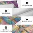thumbnail image 5 of Purple Dragonfly Outdoor Rug 4x6 Ft, Non Slip Washable Area Rug, Colorful Flowers Watercolor Chic Floral Plant Patio Rugs Carpet Runner, Large Floor Mat for Indoor/Outdoor Deck Porch Camping, 5 of 8