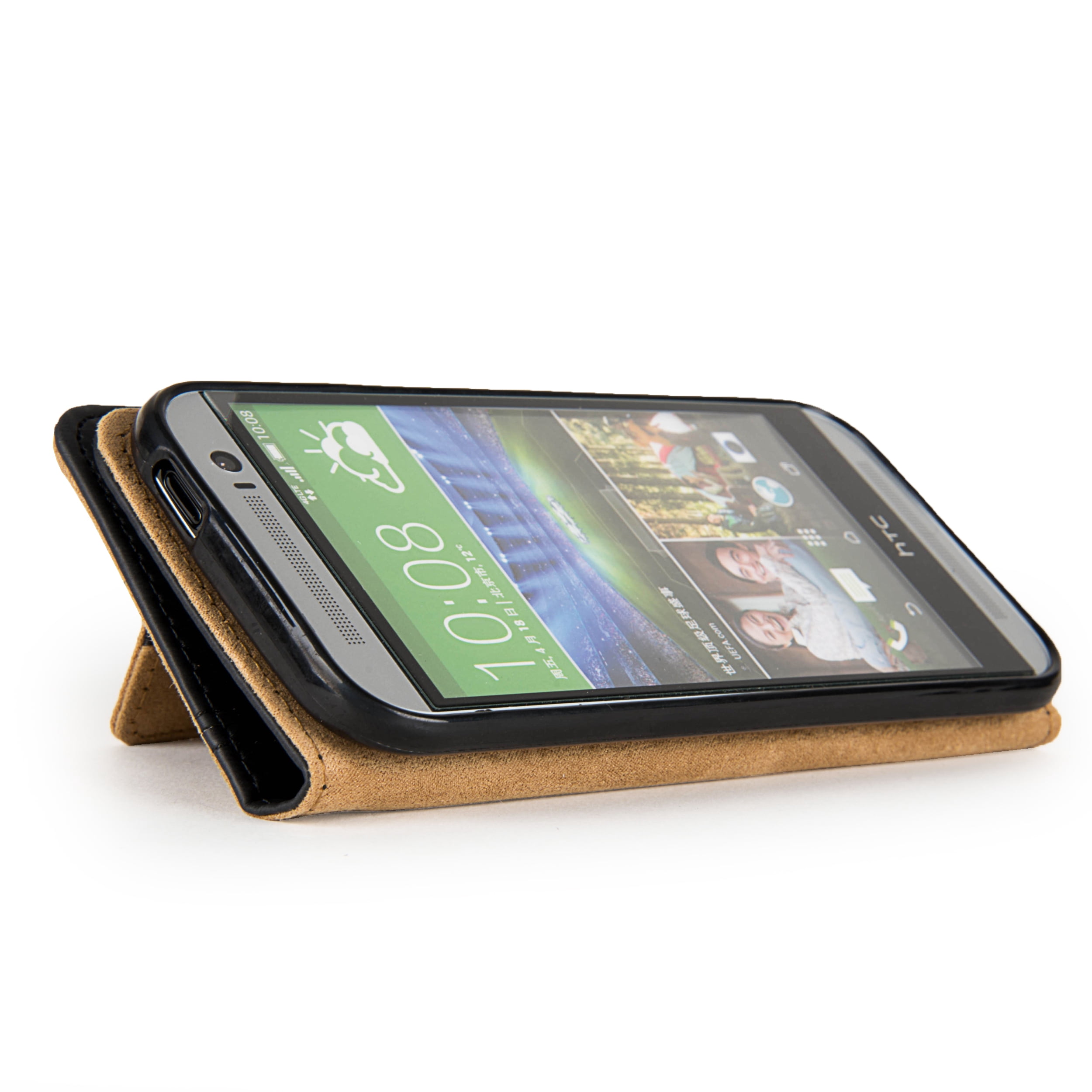 VanGoddy Mary Self Standing Case Specifically Designed for the HTC One M8
