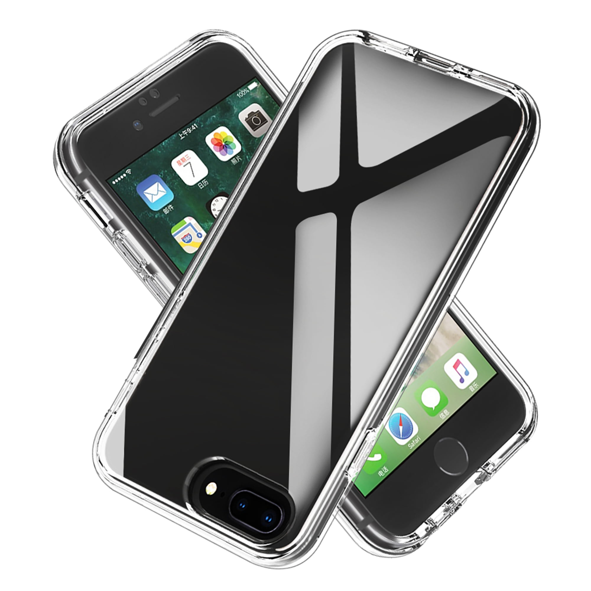 Dteck Clear Case Compatible With iPhone 8 Plus / iPhone 7 Plus / iPhone