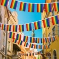 thumbnail image 3 of 60 Pcs Drapeau Arc-en-Ciel, Bannière pour Décoration de Fête Intérieure et Extérieure, 3 of 5