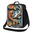 thumbnail image 1 of Fotbe Colorful Koi Fish Art Lonchera Bolsa de Almuerzo para Hombres y Mujeres, Lonchera de Gran Capacidad, Bolsa de Almuerzo Reutilizable, Bolsa Térmica Aislante, 1 of 7