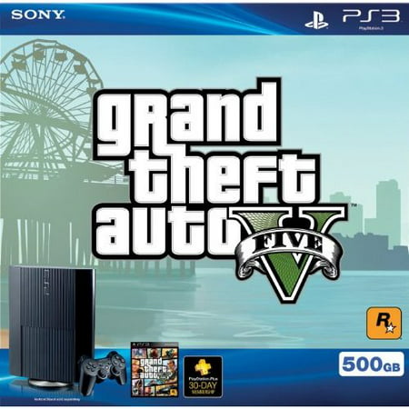 Refurbished PS3 500GB GTA V Bundle (Best Playstation 3 Bundle Deals)