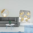 thumbnail image 2 of Escultura de cristal con soporte para adorno de figura para pasillo, chimenea, dormitorio, sala de estar, oficina, con cubierta de acrílico transparen, 2 of 8