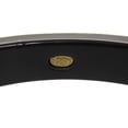 thumbnail image 5 of Pre-Owned Chanel logo faux pearl plastic black bangle 1736CHANEL, 5 of 6