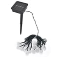 thumbnail image 1 of Guirnalda de luces LED solares de 5 m, 20 LED, decorativa para exteriores, con 8 modos de iluminación para patio, jardín y fiestas., 1 of 14