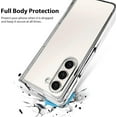 thumbnail image 2 of for Samsung Galaxy Z Fold 5 Case Plating Frame Electroplate Clear Luxury Elegant Case Camera Protector Soft TPU Shockproof Protective 3 PCS Anti-Skid Galaxy Z Fold 5 Case -Silver, 2 of 12