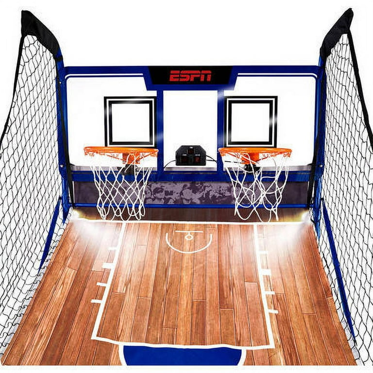 ESPN EZ-Fold 2-Player Basketball Game with Authentic PC Backboard 