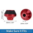 thumbnail image 3 of Unique Bargains Motorcycle Front Fork Frame Slider Falling Protection Wheel Crash Protector Scooter Moped Aluminum Alloy Red 2 Pcs, 3 of 6