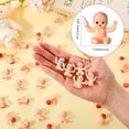 thumbnail image 3 of 51 Pieces Baby Shower Games Include Wooden Hunt Sign 50 Mini Plastic Baby Shower Games Gender Reveal Party Favors Prizes for Game(Greenery Style), 3 of 7