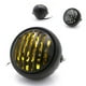 thumbnail image 1 of Faro de motocicleta, faro estilo Retro de Metal negro, luz delantera de 12V, apto para CG125 GN125, 1 of 5
