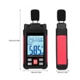 thumbnail image 4 of Decibel Meter Sound Level Meter Portable SPL Meter 30-130dB Noisemeter with Temperature Humidity Measuring ,Small and Lightweight, 4 of 7