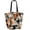 Ink Wash Style Butterfly, variant on Foldable Shoulder Tote Bags Large Storage for Women -Reusable 11*9.5*15.4in Wide Handbag Design Shopping/Travel Bag ,Artistic Illustration Of Leopard Pattern