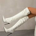 thumbnail image 5 of Women's Pointed Toe Stiletto Over-the-Knee Boots - Stylish High Heel Long Boots for Cocktail Party, Prom & Carnival | Elegant Evening Footwear, 5 of 8