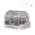 thumbnail image 1 of ONFD Baby Bottle Drying Rack With Lid Baby Bottle Storage Box With Removable Drain Tray Space Saving Baby Bottle Rack Dryer Reusable Bottle Rack Holder For Baby, 1 of 2