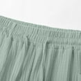 thumbnail image 6 of Ediodpoh Women Fashion Straight Leg Casual Cropped High Waist Sports Loose Womens Pants with Elastic Waist and Pockets Capris A_Mint Green L, 6 of 8