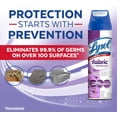 thumbnail image 5 of Lysol Fabric Disinfectant Spray, Sanitizing And Antibacterial Spray, For Disinfecting And Deodorizing Soft Furnishings, Lavender Fields 15 Fl. Oz (Pack Of 3), 5 of 8