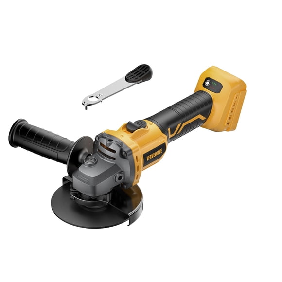 Amoladora angular VERVEWAVE sin escobillas, 20 V, 6 velocidades variables