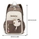 thumbnail image 4 of Mochila Nylon Campus Bolso de hombro duradero de dibujos animados Regalos para niños Café DQrwqpou Para Estrenar, 4 of 4