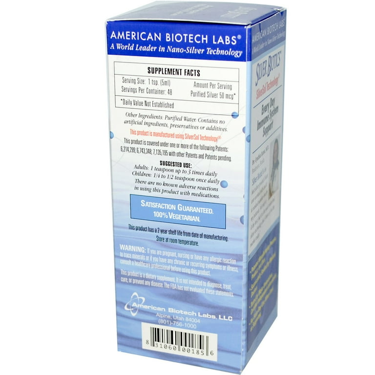 American Biotech Labs - Silver Biotics Daily Immune Support Supplement