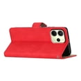thumbnail image 3 of For Xiaomi Redmi Note 14 4G (163.25x76.55x8.16mm) Wallet Case Line Imprinted Skin-Touch Anti-Drop Le, 3 of 5