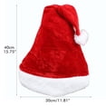 thumbnail image 3 of 4 Uds. Gorros De Papá Noel Para Adultos, Gorro De Navidad, Gorro De Felpa De Invierno, Gorros Navideños Cómodos Unisex, Suministros Para Disfraces, 3 of 8