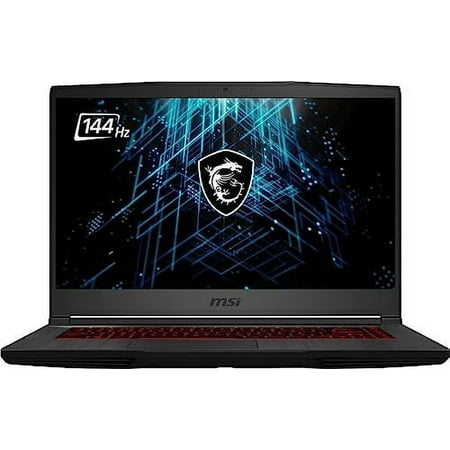 MSI 15.6" Gaming Laptop, 1920 x 1080 Pixels 144Hz Screen, NVIDIA GeForce RTX 3060 6GB GDDR6, 10th Generation Intel i5-10500H 6 Cores, 12GB DDR4+512GB SSD, Wi-Fi 6, HDMI 2.0, HD Audio, Win10 Home