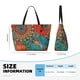 thumbnail image 4 of Fotbe Mandala Colorful Bolsa de Viaje para Playa - Resistente al Agua, Bolsa Tote de Gran Capacidad y Ligera con 7 Bolsillos para Mujeres y Hombres, 4 of 7