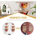 thumbnail image 6 of Home Decor Hanging Fruit Basket, 3 Tier Over the Door Organizer, Handmade Woven Cotton Rope Wall Hanging Baskets for Organizing, Wall Basket Decor, Storage Baskets for Kitchen Fruit Basket, 6 of 9