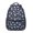 Astronaut and Moon, variant on Astronaut and Surfboard Blue Pattern Backpack for School, Cute School Bag with Adjustable Shoulder Straps and Padded Back, 15.3"x11"x6.7"