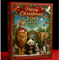 thumbnail image 2 of 24pcs 2025 Merry Christmas Zoo Advent Calendar - Festive Animal Themed Countdown Decor, Perfect for Kids & Family, Ideal for Adding Fun to Christmas Holiday Countdown Activities, Red, 2 of 5