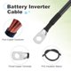 thumbnail image 3 of Uxcell Cable de Batería de 6AWG de 1 pie, diámetro de 5/16", con conector de alternador positivo y negativo de cobre, extensor con anillo en O para automóvil, RV y carrito de golf, negro, 3 of 6