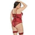 thumbnail image 2 of Coquette - 7225X - Diva Bustier - MERLOT, 2 of 3