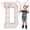 Letter D, variant on 3FT Marquee Light Up Letters, Large Marquee Letters, Mosaic Balloon Frame Letters Big Letters For Engagement Wedding Decorations Birthday Party Backdrop Decor, Balloon Arch Kit Letter E