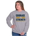 thumbnail image 4 of United States Navy Courage Strength Unisex Plus Size Sweatshirt Brisco Brands 2X, 4 of 5