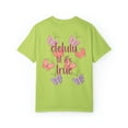thumbnail image 2 of Delulu til it's True Unisex Garment-Dyed T-shirt, 2 of 4