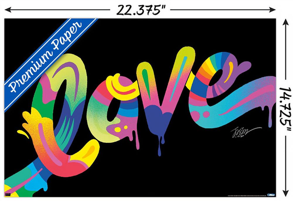 Jason Naylor - Love Wall Poster, 14.725" x 22.375"