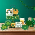 thumbnail image 6 of 1set Saint Patrick's Day Wooden Tiered Tray Decor set Table Wood Sign Rustic Farmhouse Home Decoration Mixed Shapes 60~100x45~100x2.5mm, 6 of 7