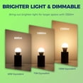 thumbnail image 2 of Matter Smart Light Bulbs 100W Equiv, Compatible with Alexa/Apple Home/Siri/Google Home/SmartThings, A19 E26 WiFi RGBCW Color Changing Light Bulb, 11W 1350LM, 2.4G WiFi, ETL Listed, 2PCS, 2 of 5