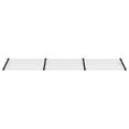 thumbnail image 3 of vidaXL Door Canopy Porch Awning Outdoor Black and Transparent Polycarbonate, 3 of 5