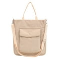 thumbnail image 1 of Bolso de mujer portátil, sencillo bolso retro de un solo hombro beige, 1 of 5
