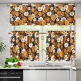 thumbnail image 3 of Aplkyhs Curtain Short Window Drape Panel Christmas Holiday Kitchen Curtain Privacy Street Window Curtains Total Room Darkening for Laundry Bathroom RV, 3 of 6