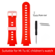thumbnail image 3 of Correa de silicona para reloj Xiaomi Mitu para niños, compatible con Mitu 5C 6C 2s4c, repuesto de correa de reloj para niños, 3 of 5