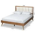 thumbnail image 4 of Bowery Hill Ash Walnut Finished Wood Full Size Platform Bed, 4 of 9