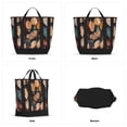 thumbnail image 3 of Large Capacity Insulated Tote Bag16.1×13.4×7.5in Thermal Insulation And Easy To Clean Strong Bearing Capacity Can Be Reused Abstract Leaves (3), 3 of 8