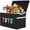 BLACK, variant on oy Box Chest, Collapsible Sturdy Storage Bins with Lids