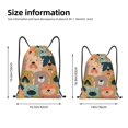 thumbnail image 2 of Fotbe Colorful Dogs Bolsa Mochila con Cordón Estampada, Bolsa de Gimnasio Deportiva, Bolsa Cinch, Bolsa con Cordón para Hombres y Mujeres-Medium, 2 of 6