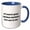 Blue/White, variant on 3drose, Image of of Course Your Opinion Matters Just Not to Me Quote, 11oz Two-tone Green Mug